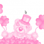 55款可爱小熊PS笔刷/可爱风