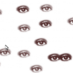 33款仿真眼睛ps笔刷