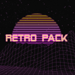 【PNG素材】105张复古蒸汽波3D渐变条纹抽象艺术图形元素