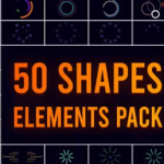 FCPX插件-47个线条图形MG动画预设