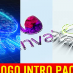 AE模板-5组LOGO标志演绎展示片头动画