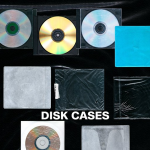 【PNG素材】复古怀旧磨损光盘CD光碟塑料包装纹理创意设计