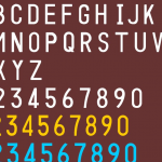 车牌英文阿拉伯字体