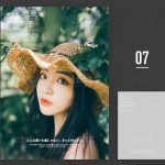 【PSD模板】日系清新唯美文艺摄影后期制作相册文字体排版PS设计素材