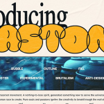 【字体】复古趣味Y2K街头涂鸦手写圆润肥胖气泡艺术英文字体