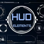 FCPX插件-40种未来科技感HUD界面元素动画