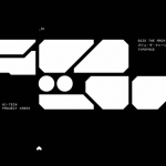 未来抽象艺术赛博朋克科幻游戏创意设计装饰字体