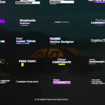 FCPX插件-30种现代创意文字标题动画预设