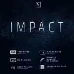 唯美大气粒子背景文字标题预告片开场片头PR模板