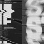 20款抽象扭曲大文本海报标题噪点故障字体特效创意设计PS样机模板