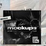 30款褶皱气泡透明塑料保险膜铝箔防震膜包装纸设计贴图