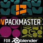 高效且功能齐全的UV贴图打包Blender插件 UVPackmaster PRO v3.1.3