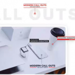 FCPX插件-45个呼出线条标注介绍文字标题动画 Call Outs