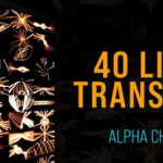 AE模板-40个发光线条流动转场动画