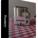 在Blender中烤面包机建模和贴图制作的完整步骤教程-中英字幕