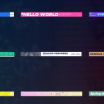 FCPX插件-下三分之一条纹标题字幕插件