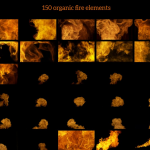 【2K视频素材】150个真实燃烧火苗火焰视频合成特效素材