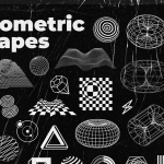 【矢量素材】125款抽象科幻未来HUD扭曲错觉几何图形