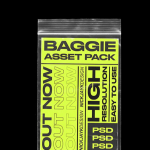 【PS样机】透明塑料自封袋卡片展示PS模型样机