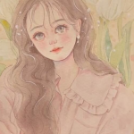 爱画画的婷婷少女插画课堂水彩上色班教程