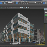 3dsMax与V-Ray室外建筑场景建模与渲染技术视频教程-中英字幕