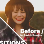 达芬奇模板-40种画面前后对比划像转场展示