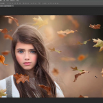 梦幻空灵般秋季温暖色调人像摄影后期调色教程(附素材)