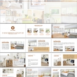 简约日系淡色系PPT模板