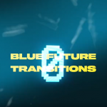 20个蓝色梦幻光效闪烁转场过渡4K视频素材