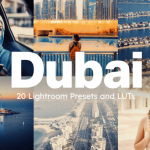 迪拜城市风光AI人工智能Lightroom预设及电影视频调色LUT预设