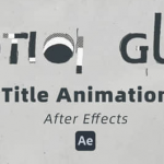 创建制作MG风格文字标题动画AE教程