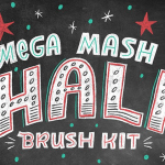 真正的PS粉笔字画笔笔刷