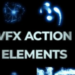 PR转场模板-Premiere Pro能量VFX动作元素和过渡转场模板