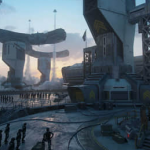 Blender预设-未来科幻军事基地战争防御建筑3D模型库