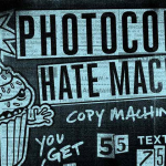 【PSD模板】复印打印机影印件墨粉线条颗粒脏污纹理复古特效模板