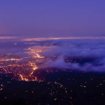 云雾缭绕不曾看到的海洋高清实拍视频素材