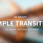 FCPX插件-50个简单流畅视频过渡转场预设