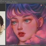 插画师 Karmen Loh PHOTOSHOP数字奇幻肖像插画教程 -中英字幕