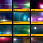 155个多彩镜头光晕光芒耀斑灯光闪耀4K超级慢动作创意视频素材