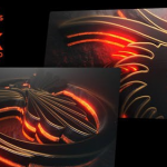 三维黑暗能量Logo动画AE模板