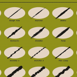 【矢量笔刷】140支手绘插画线条墨迹笔触压感画笔绘画Ai矢量笔刷
