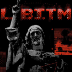 【PSD模板】复古半色调8Bit 像素化位图信号抖动失真效果