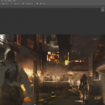 概念艺术家(Leo Li)在PHOTOSHOP中的电影插图数字绘画-中英字幕