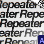 中文AE插件-复制任意图层矩阵排列动画 Repeater v1.0.3 Win/Mac+使用教程