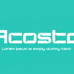 【字体】现代时尚简洁流行扁平化设计无衬线英文字体