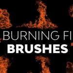 【PS笔刷】14支燃烧火焰烈焰熊熊Photoshop绘画笔刷