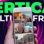 FCPX插件-12组竖屏自定义网格布局分屏插件动画 Vertical Multiframe Kit