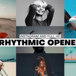 【AE模板】时尚节奏感图文展示开场动画