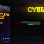 赛博朋克科技感故障干扰LOGO毛刺损坏动画PR模板