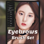 眉毛 睫毛Procreate笔刷合集
